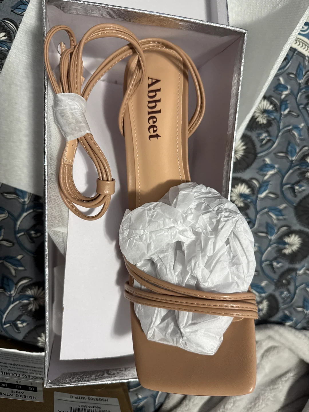 Abbleet Nude Heels - Size 11 US