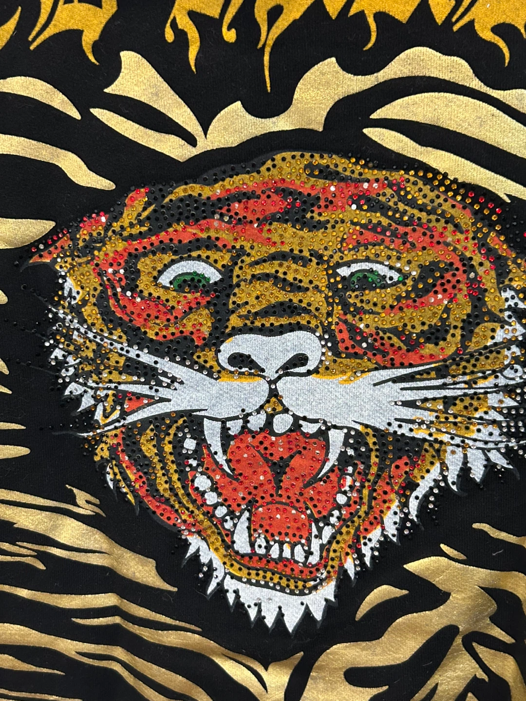 Christian Audigier for Ed Hardy Rhinestone Tiger Print Hoodie - photo 3