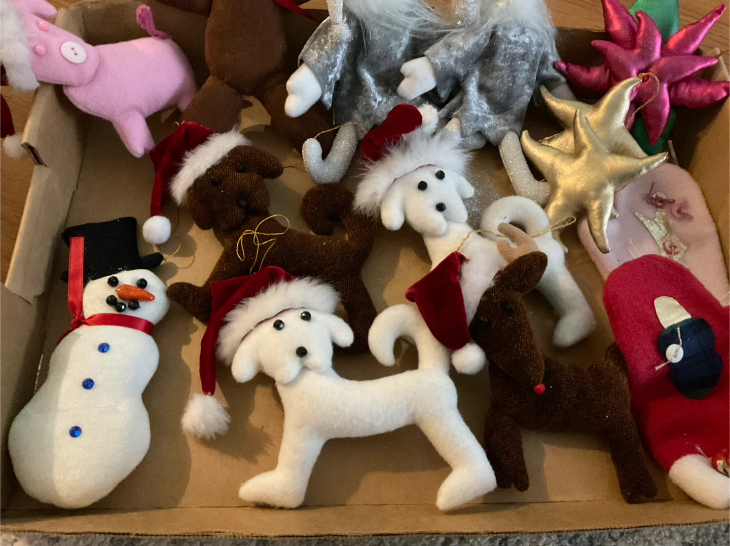 Vintage Handmade Christmas Ornaments - Mixed Lot - photo 3