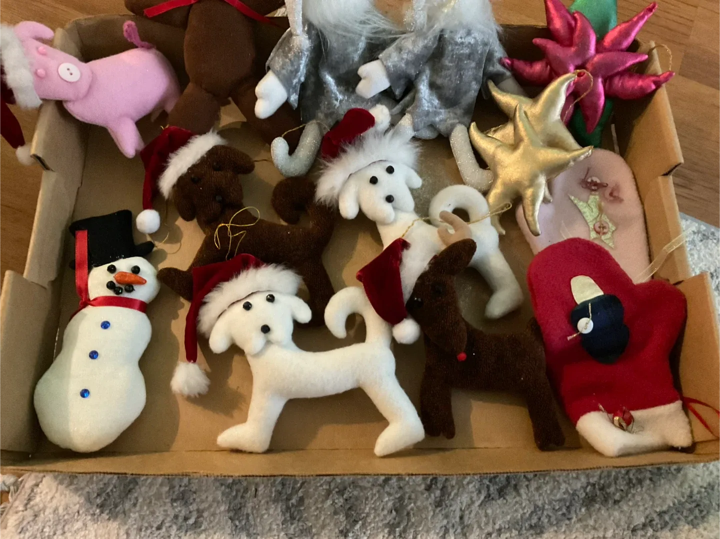 Vintage Handmade Christmas Ornaments - Mixed Lot image indicator(5)