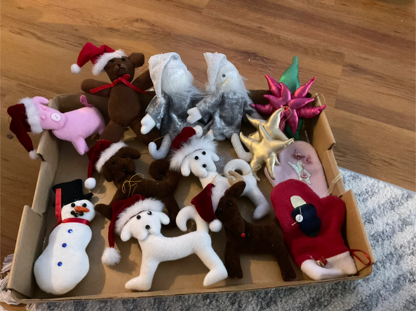 Vintage Handmade Christmas Ornaments - Mixed Lot