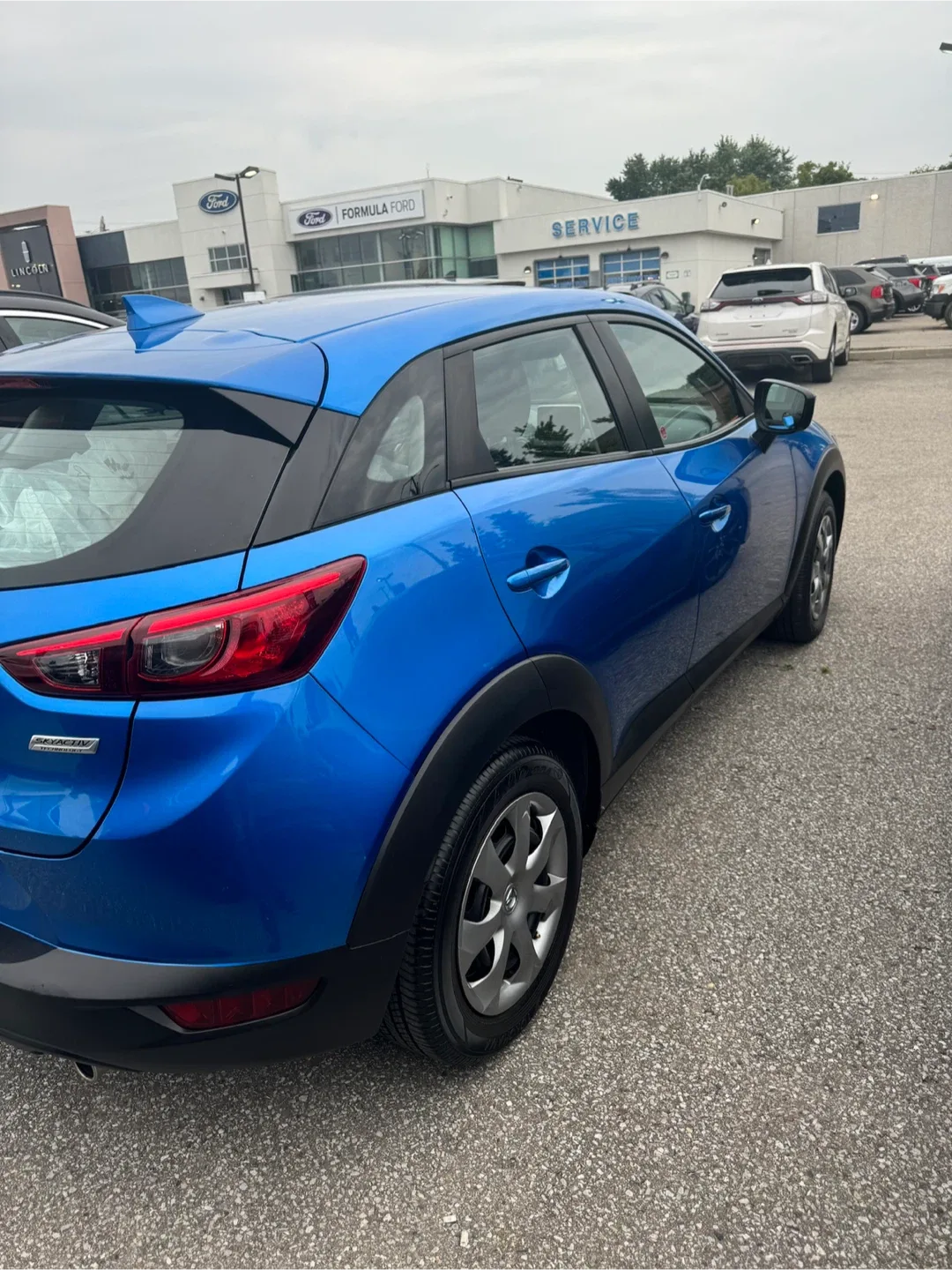 Blue Mazda CX-3