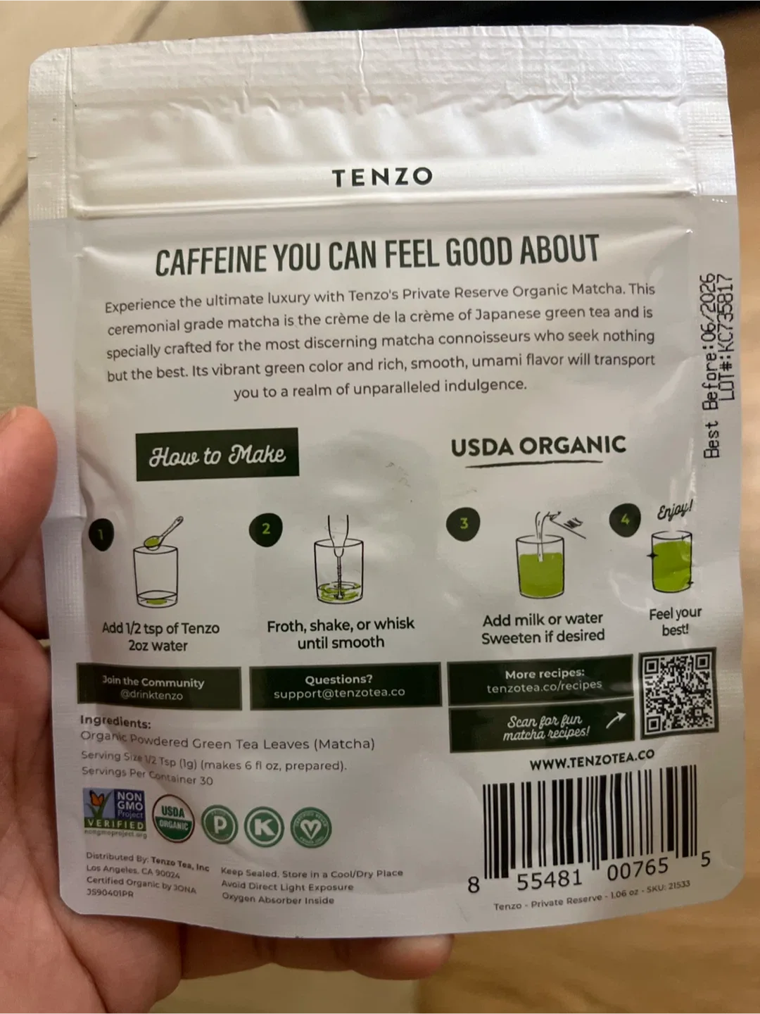 30G Organic Matcha Private Reserve Batch image indicator(2)