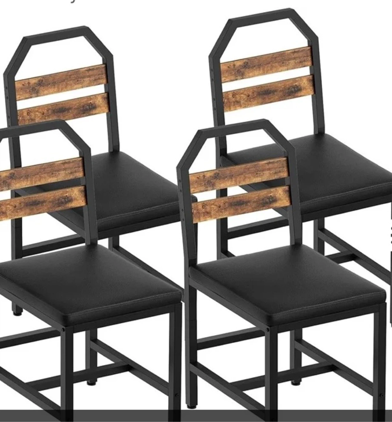 New YATINEY CY02L4BR Dining Chairs - Set of 4 - photo 2