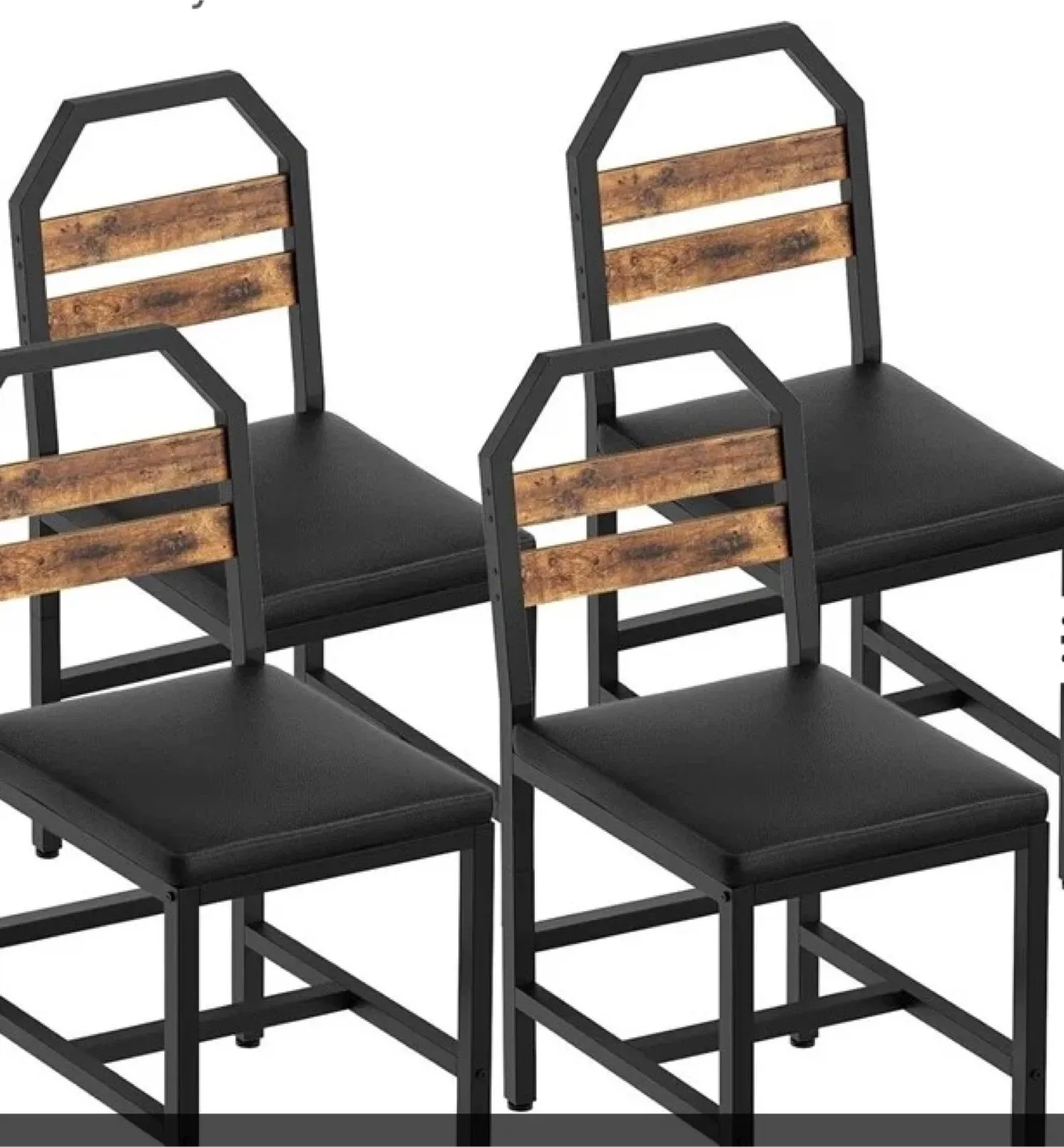 New YATINEY CY02L4BR Dining Chairs - Set of 4 image indicator(2)