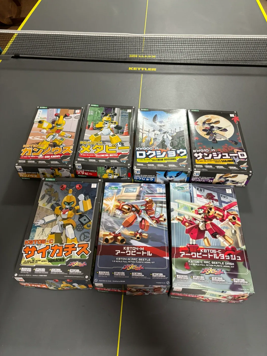 7 Kotobukiya 1/6 Scale Medabots Model Kits