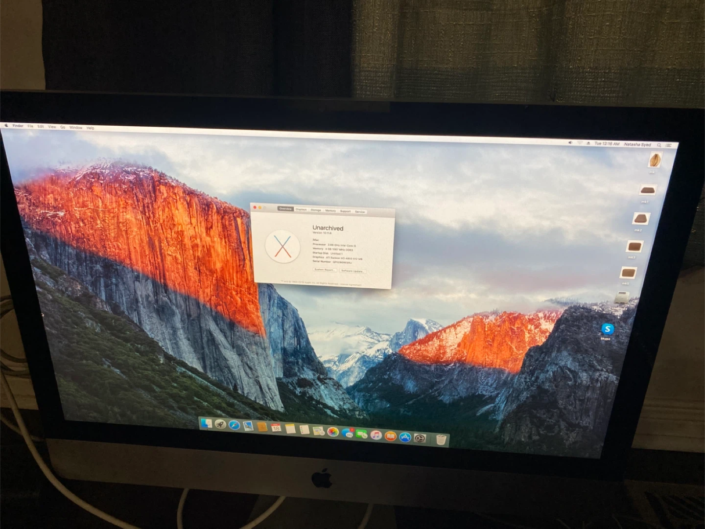 21.5-inch computer