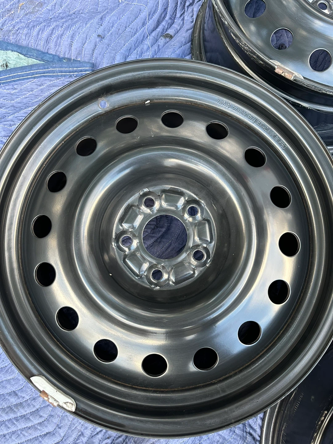 Set of 4 Steel Wheels - 18 inch - photo 4