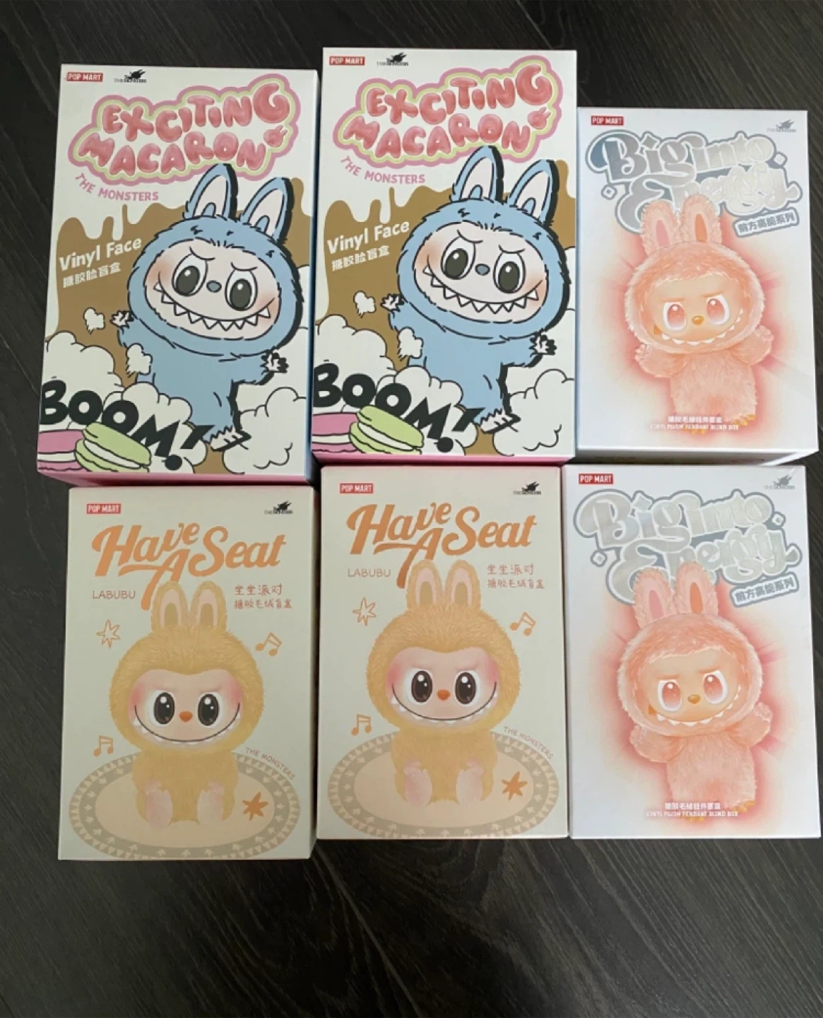 HAS MAC BIE Labubu Boxes Popmart