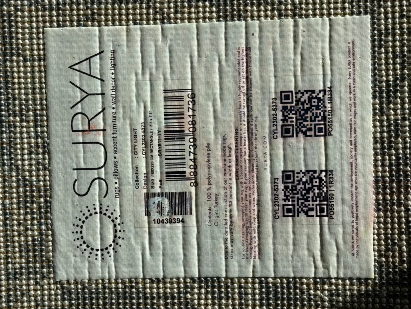 Surya City Light Rug 5'3"x7'3" image indicator(3)