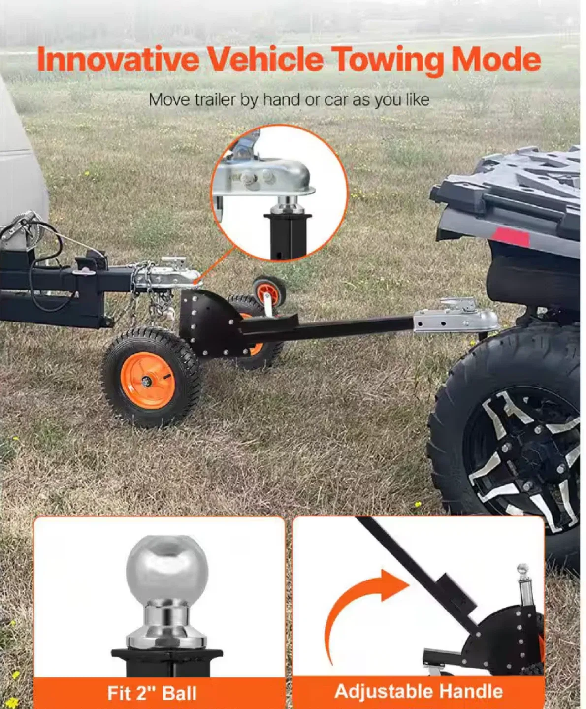 QYC1500 Trailer Dolly with 16" Pneumatic Tires image indicator(4)