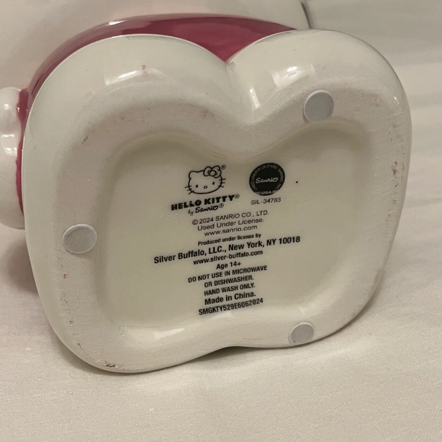 Official Sanrio Hello Kitty Ceramic Cookie Jar (Brand New) image indicator(3)