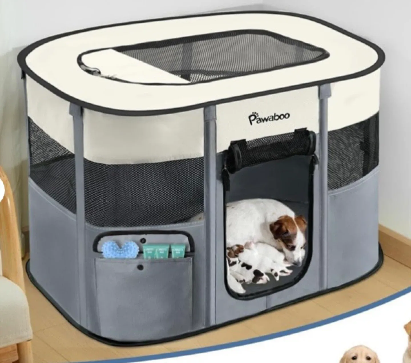 Pawaboo Dog Playpen - Large Space image indicator(2)