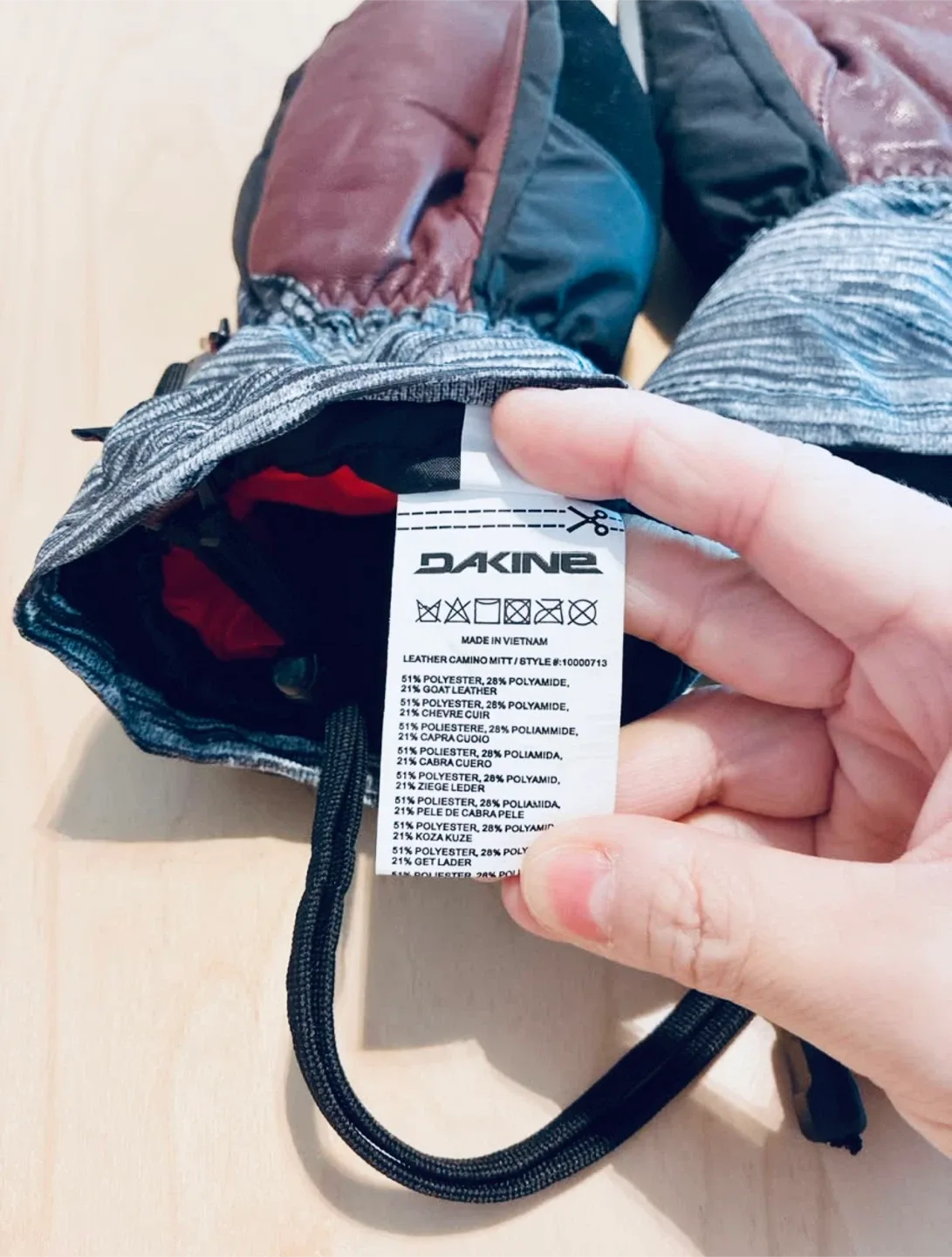 Dakine Leather Camino Mitts - Women's S/6.5 image indicator(5)