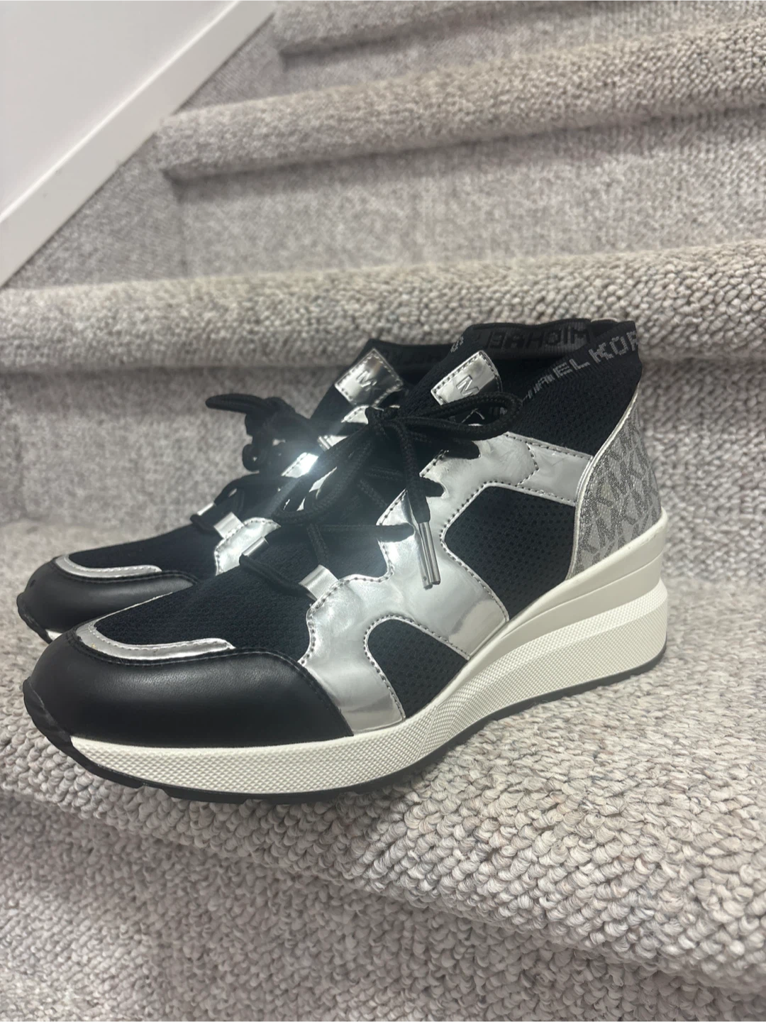 Michael Kors Women's Wedge Sneakers, Size 8 - photo 2