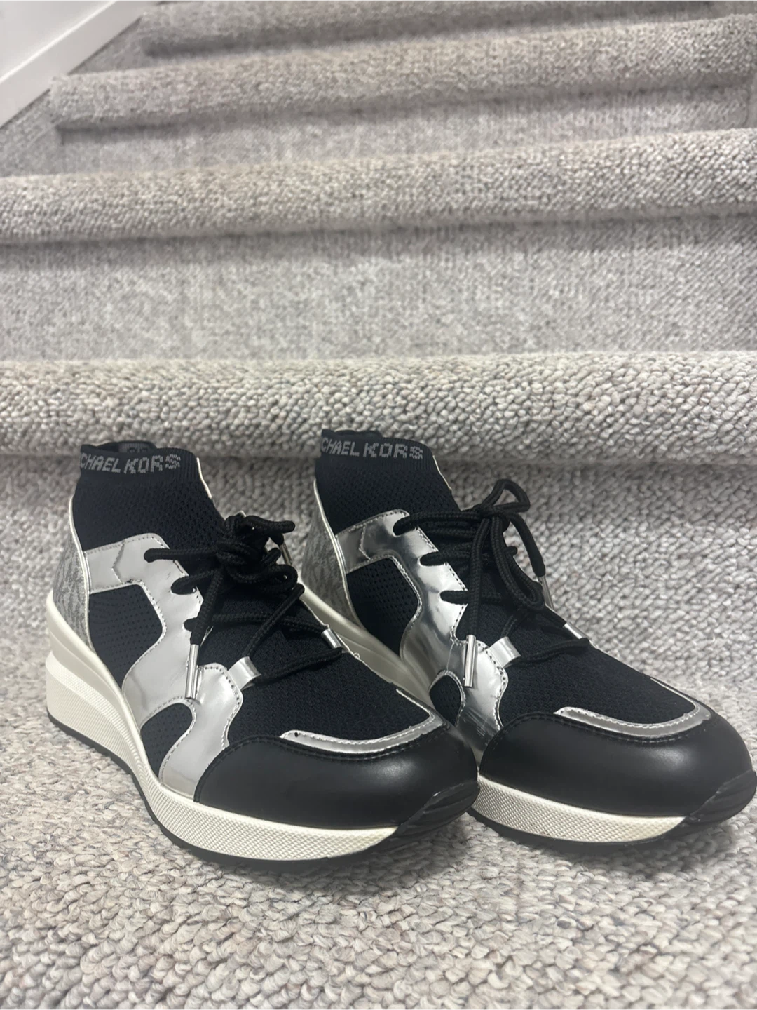 Michael Kors Women's Wedge Sneakers, Size 8