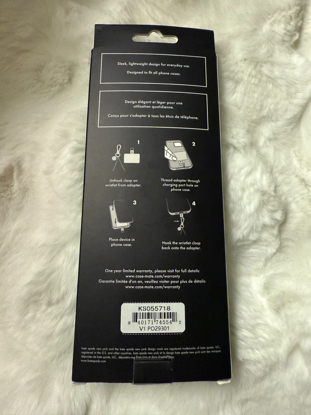 Kate Spade Phone Charm - New in Box image indicator(3)