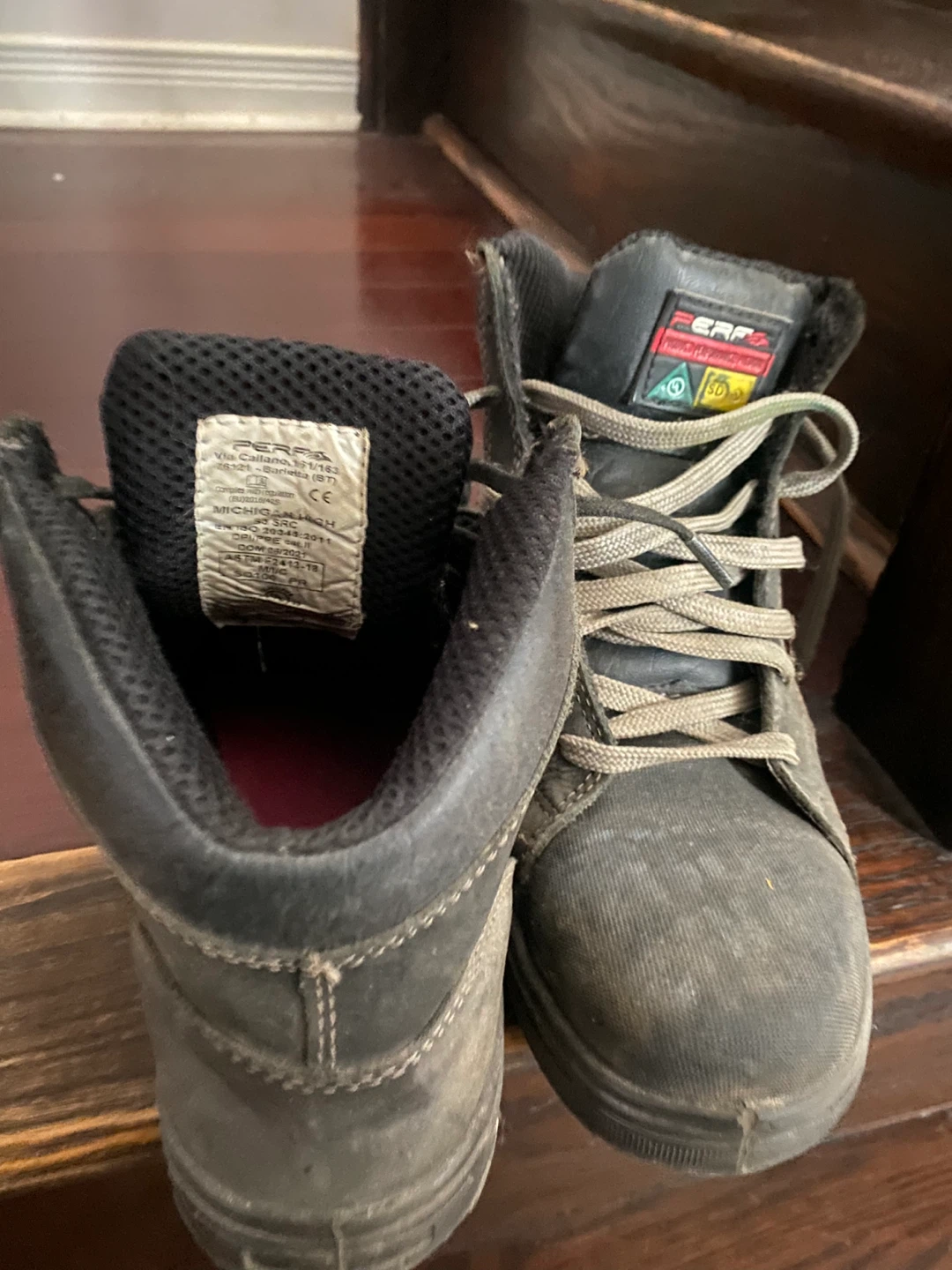 Sz 7 Safety Work Boots (men’s/boys) - photo 3