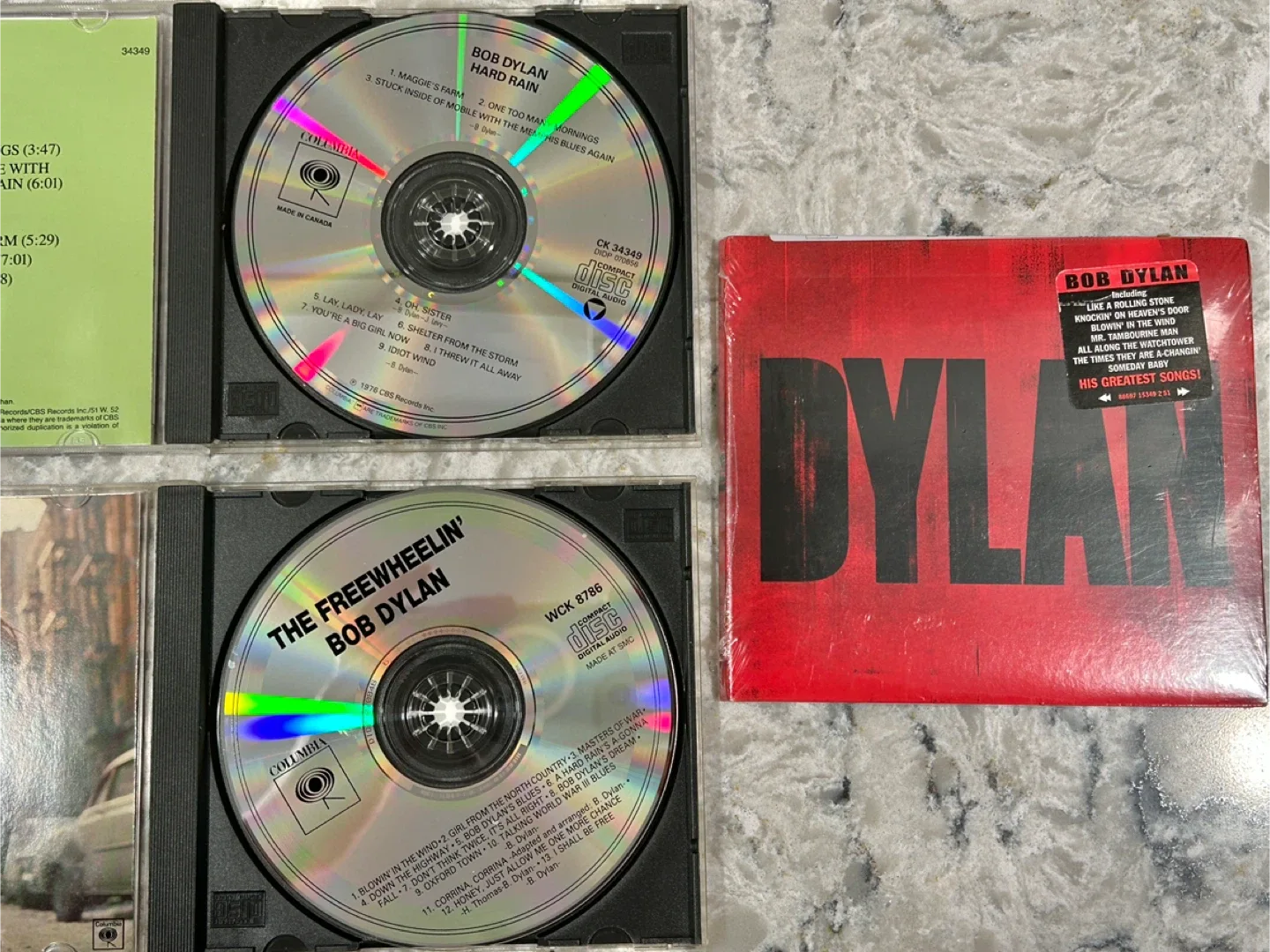 Bob Dylan CD: Free Wheelin, Hard Rain, Dylan Greatest Songs image indicator(2)