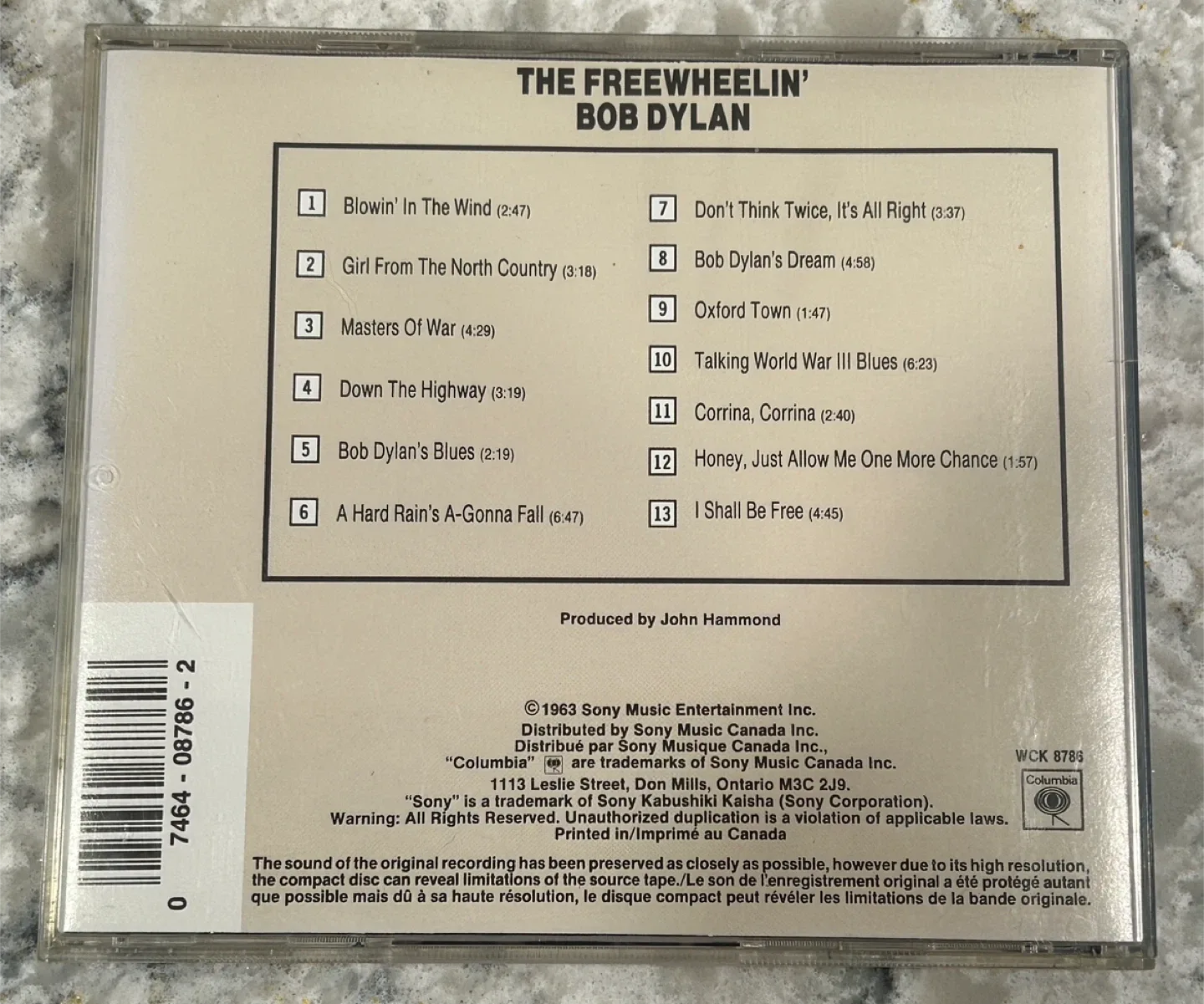 Bob Dylan CD: Free Wheelin, Hard Rain, Dylan Greatest Songs image indicator(5)