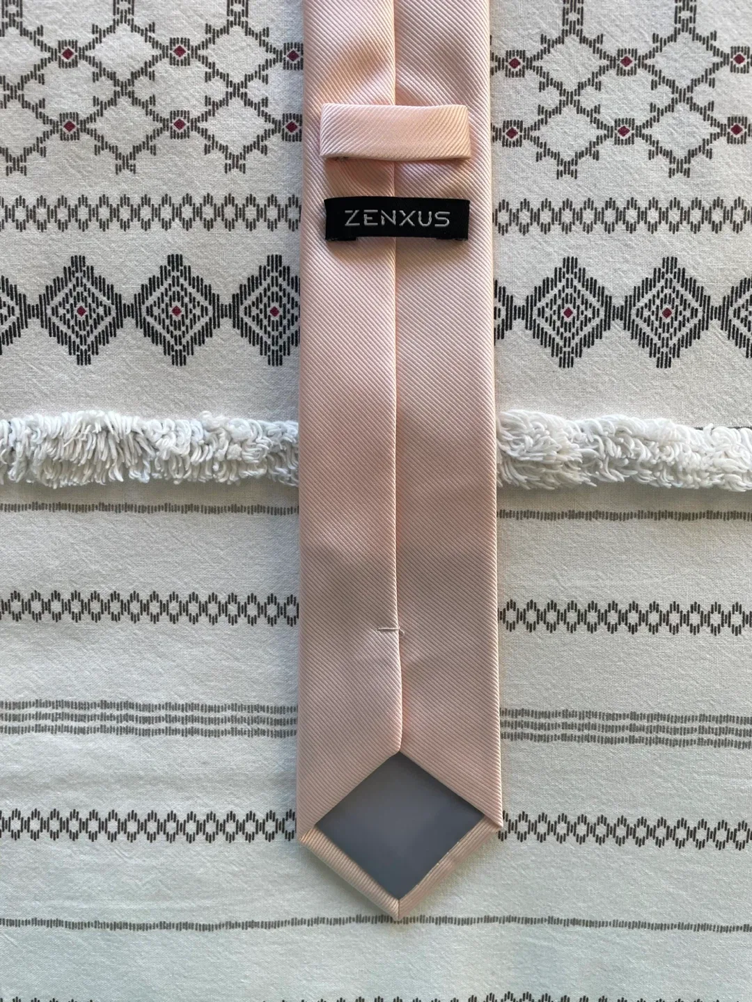 ZENXUS Light Pink Necktie image indicator(4)