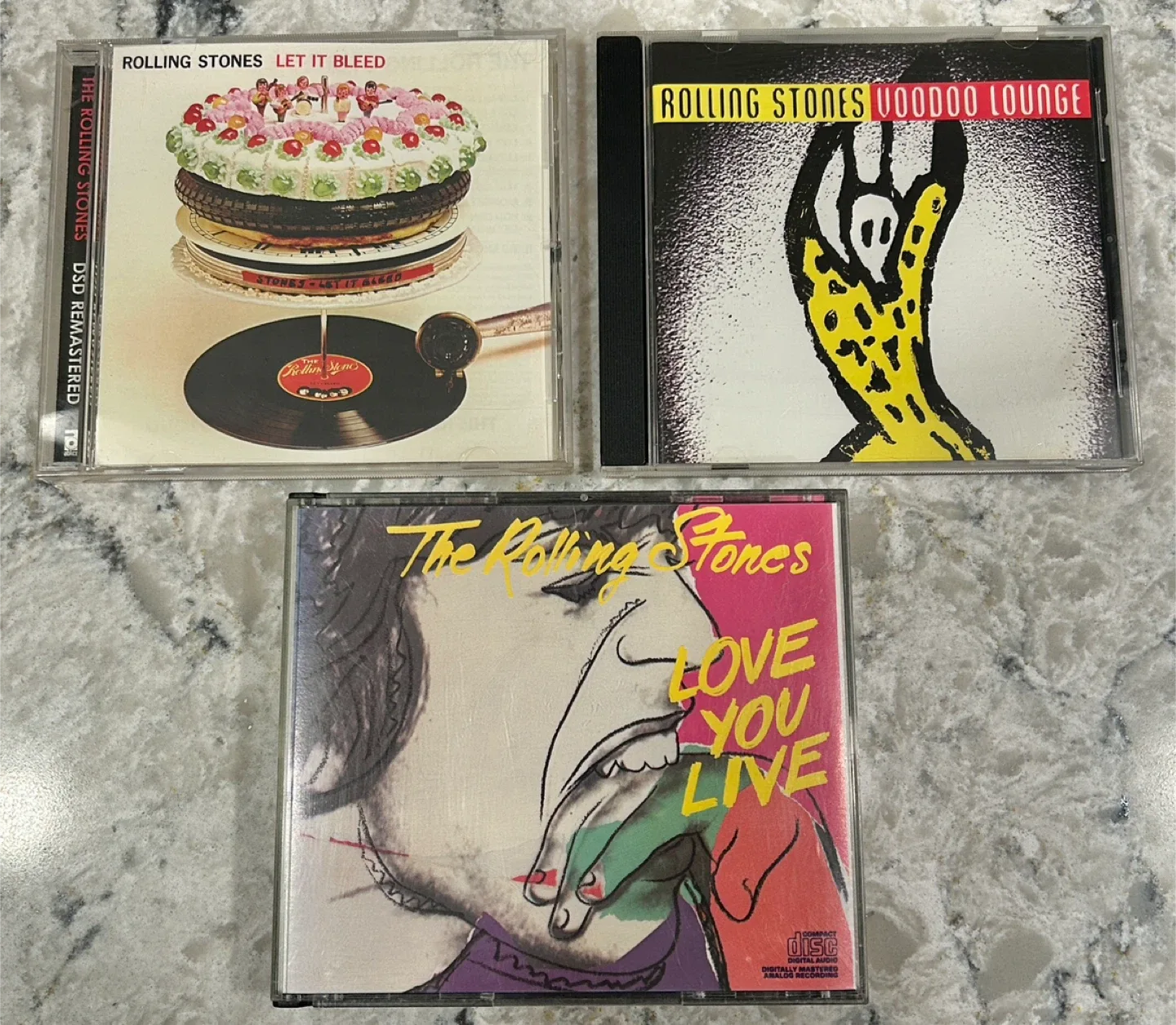 Rolling Stones CDs: Let It Bleed, Love You Live & Voodoo Lounge