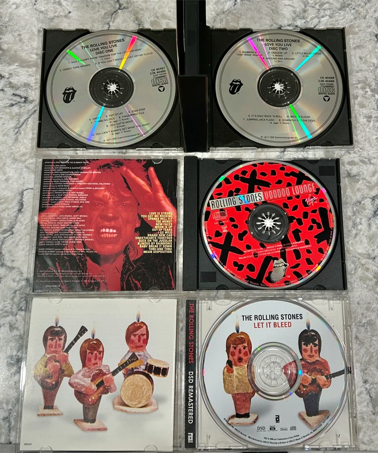 Rolling Stones CDs: Let It Bleed, Love You Live & Voodoo Lounge image indicator(2)