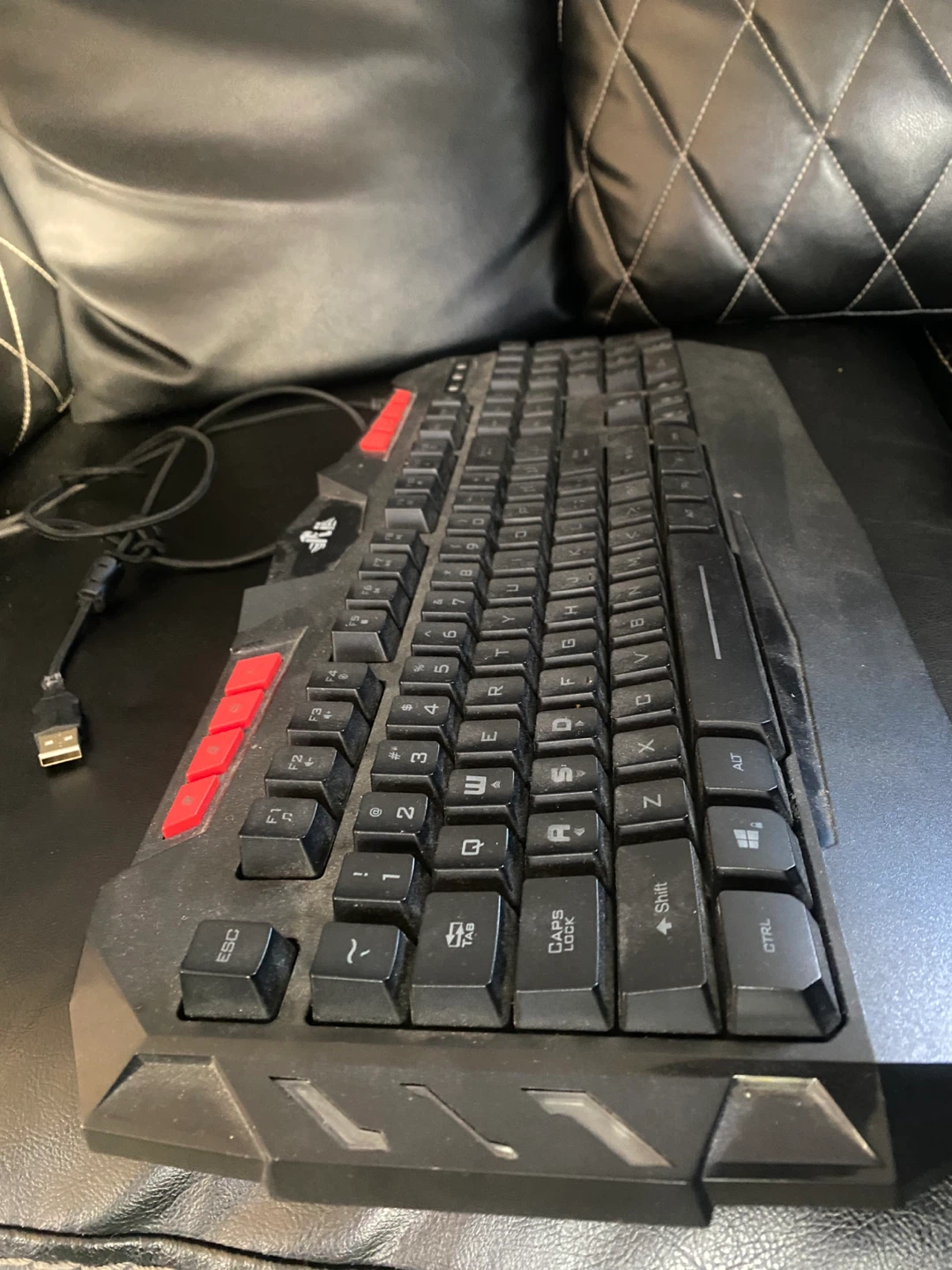 Wired Gaming Keyboard - Black/Red - photo 2
