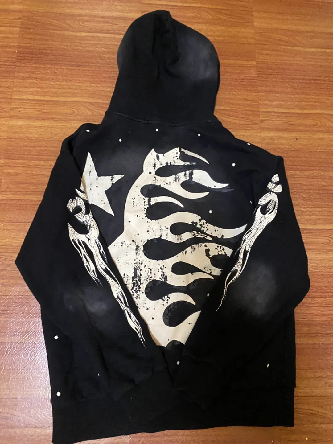 Hellstar Records Paradise Hoodie Black Size M image indicator(5)