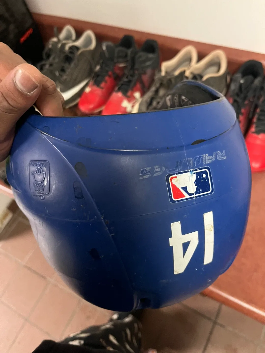 Rawlings Blue Baseball Helmet - Size Unknown image indicator(3)