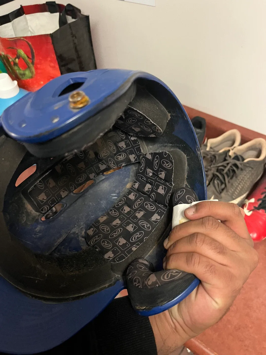 Rawlings Blue Baseball Helmet - Size Unknown image indicator(2)