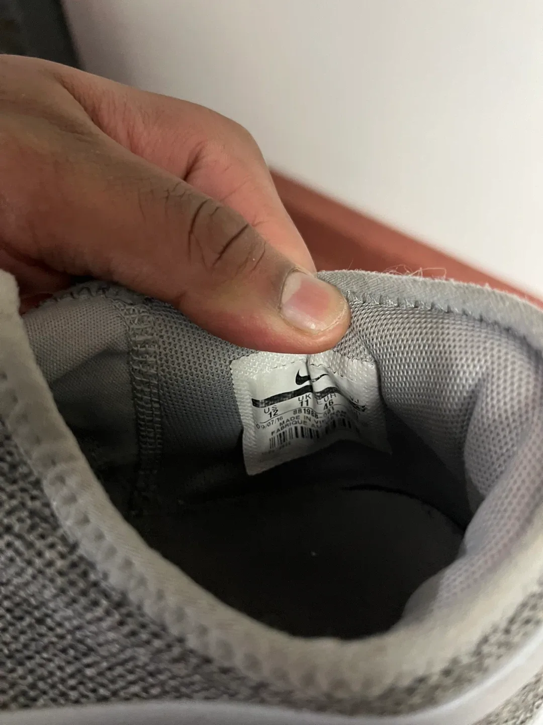 Nike Roshe One Grey Shoes - Size 12 US image indicator(5)