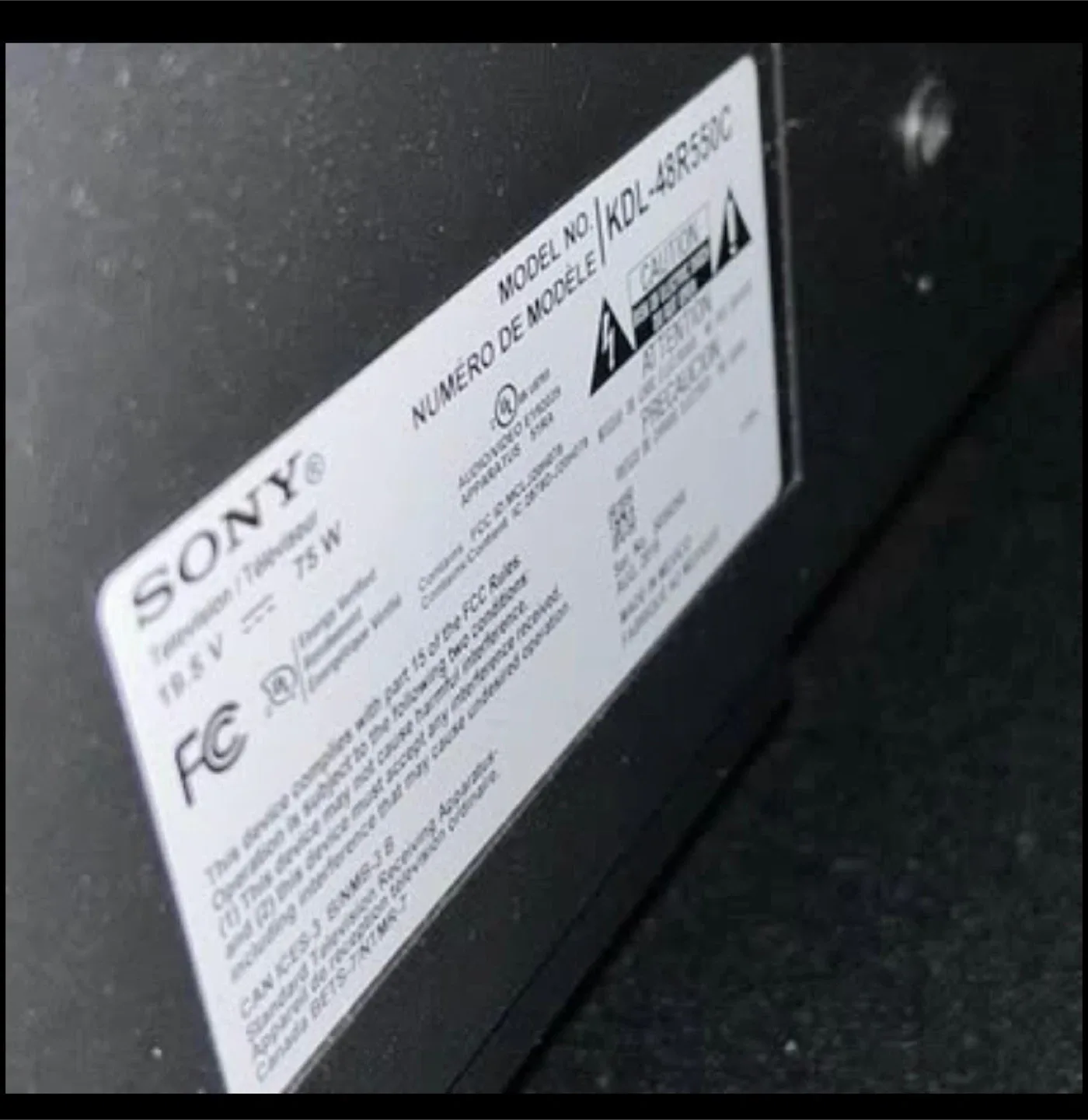 Sony KDL-48R550C 48" TV image indicator(4)