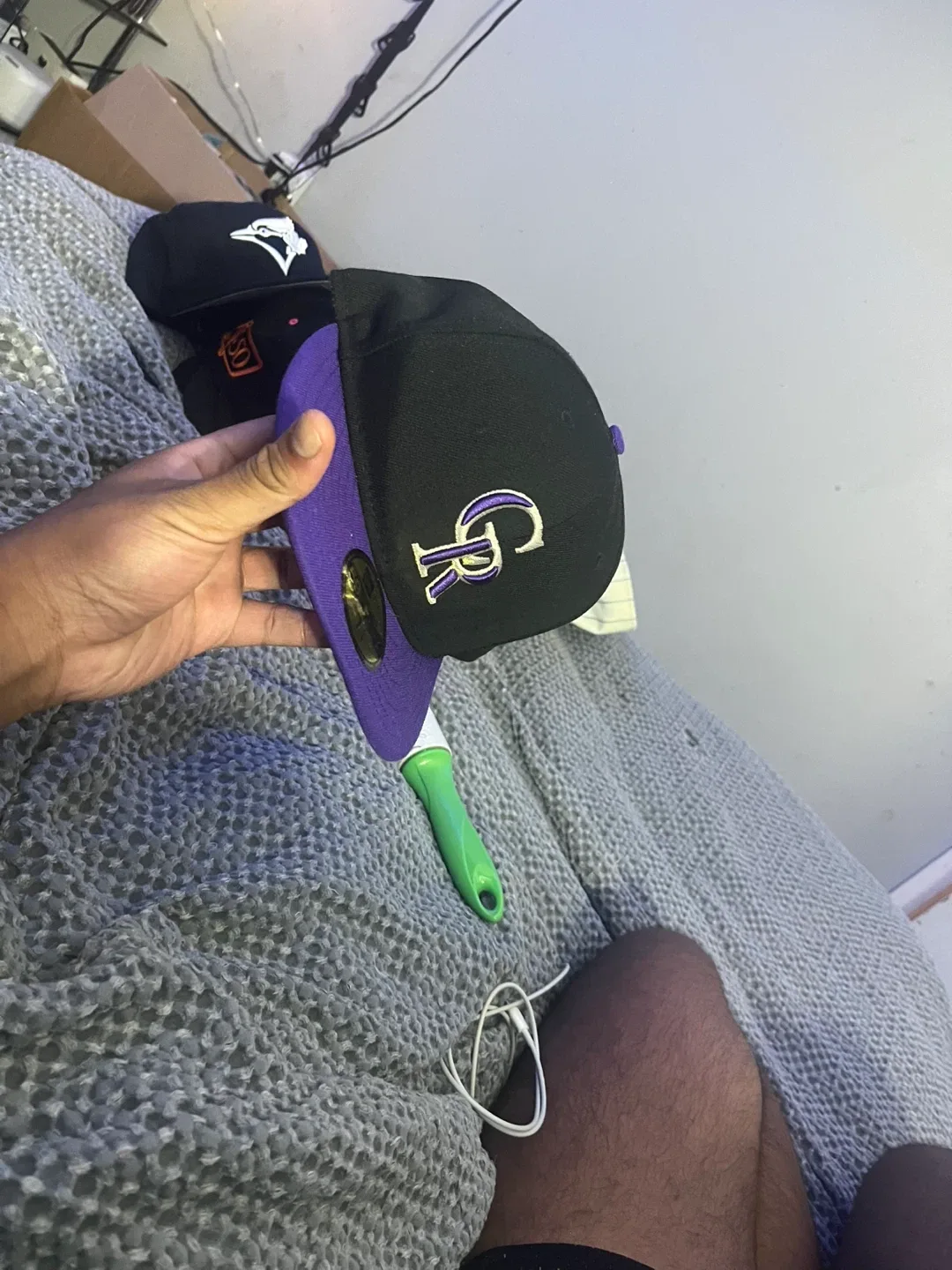 New Era Colorado Rockies Fitted Hat 7 3/8