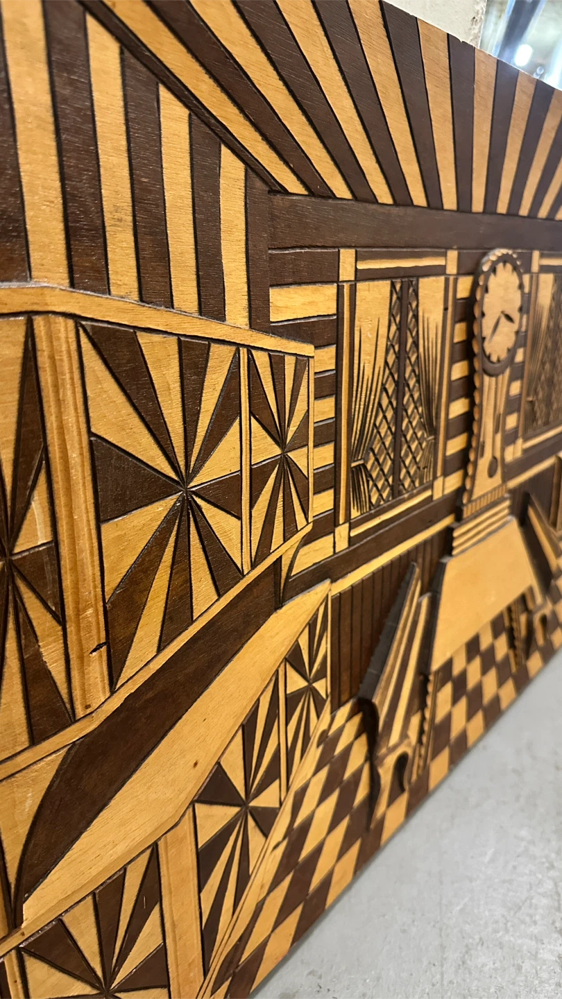 Vintage Wood Carved Wall Art - photo 5
