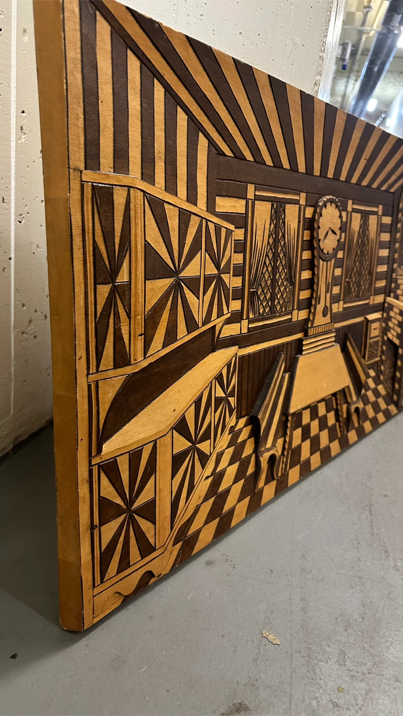 Vintage Wood Carved Wall Art - photo 3