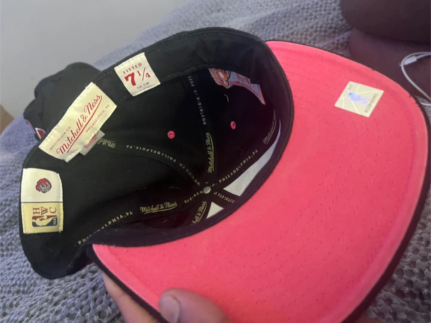 Mitchell & Ness Raptors 50th Hat - Size 7 1/4 image indicator(4)