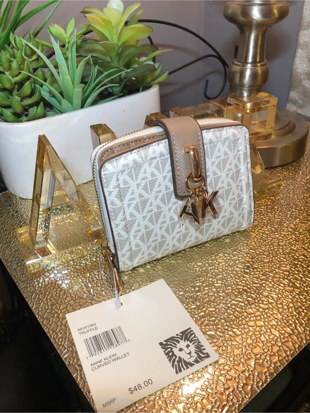 Anne Klein Curved Wallet - Truffle image indicator(2)