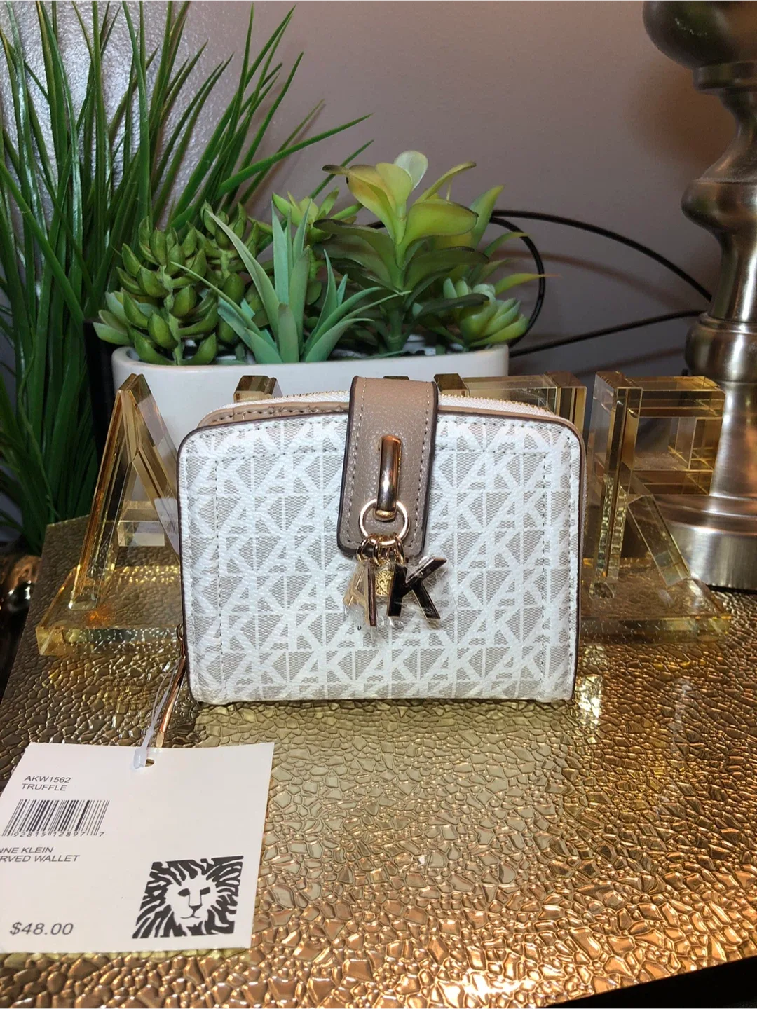 Anne Klein Curved Wallet - Truffle thumbnail