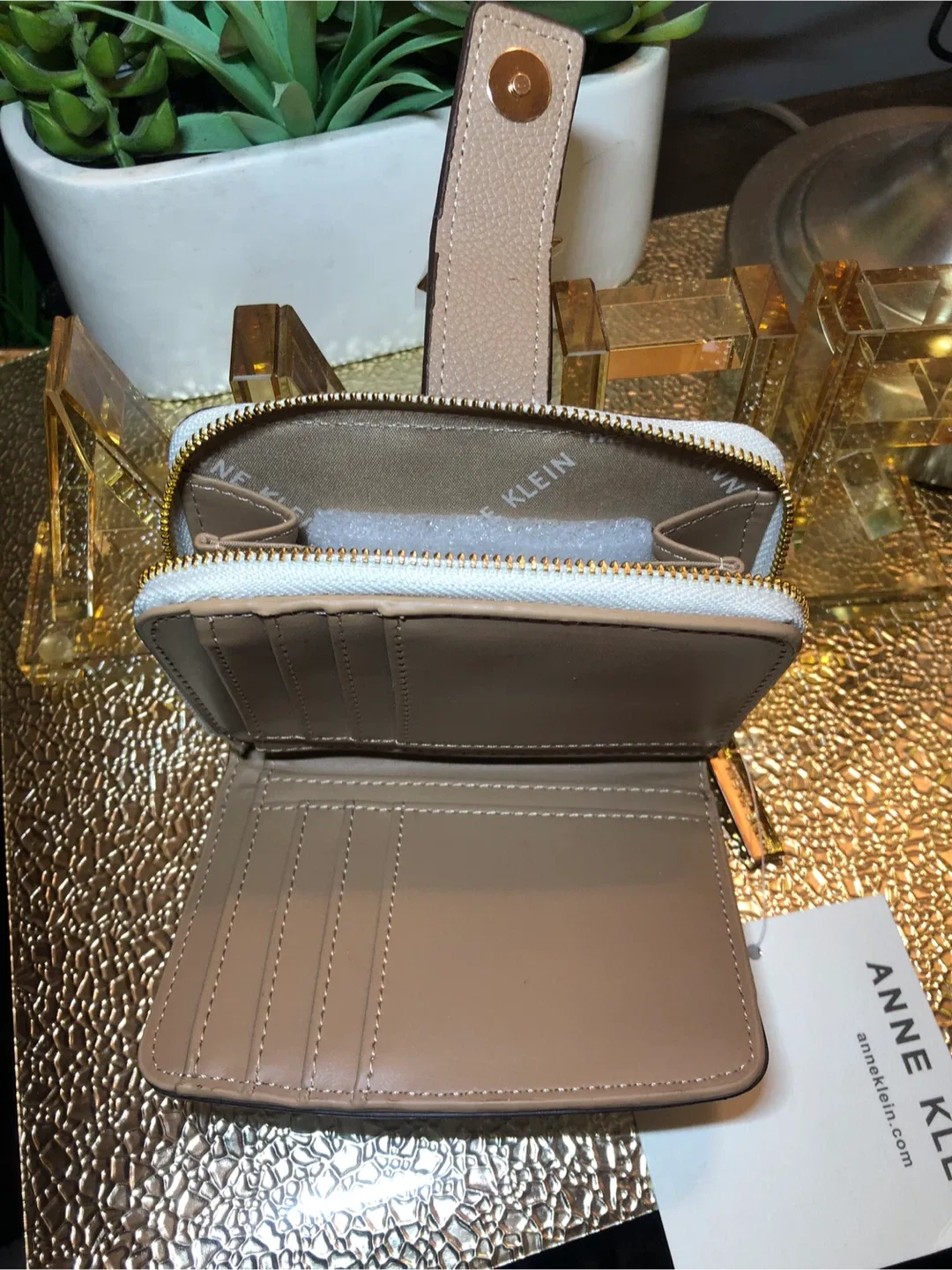Anne Klein Curved Wallet - Truffle image indicator(5)