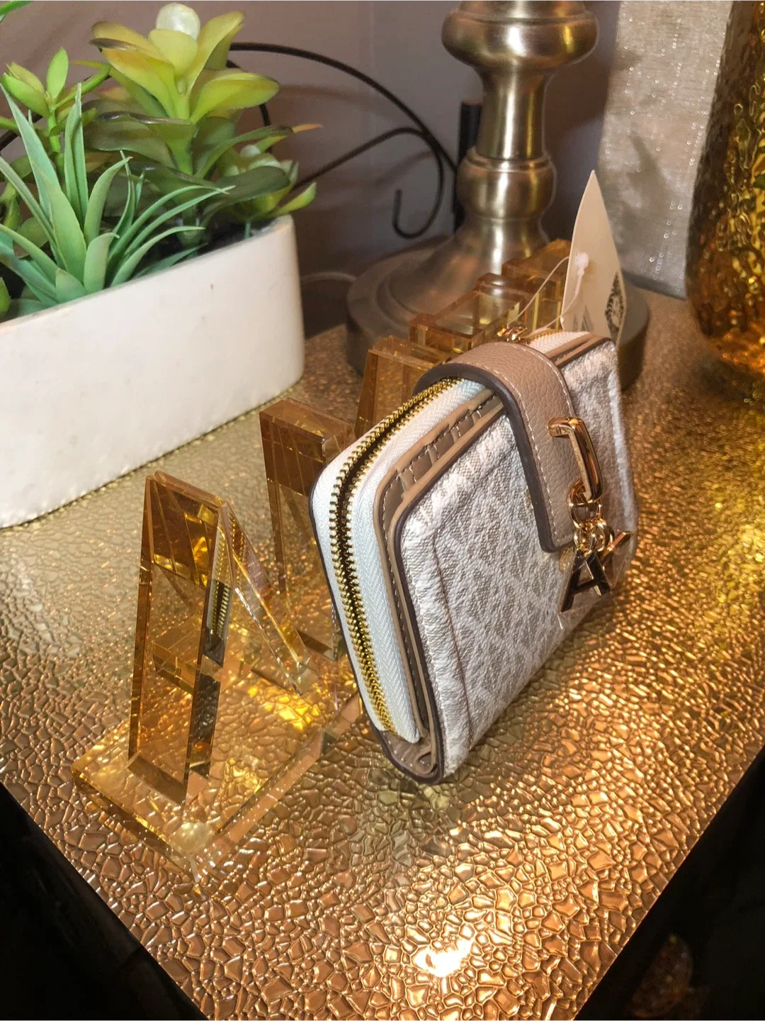 Anne Klein Curved Wallet - Truffle image indicator(3)