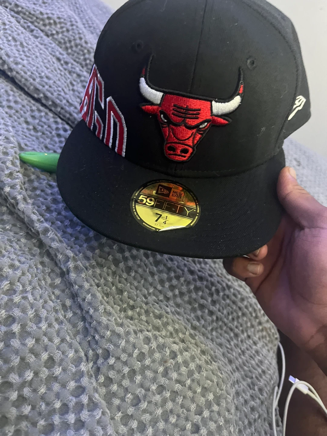 New Era Chicago Bulls Fitted Hat - Size 7 1/4
