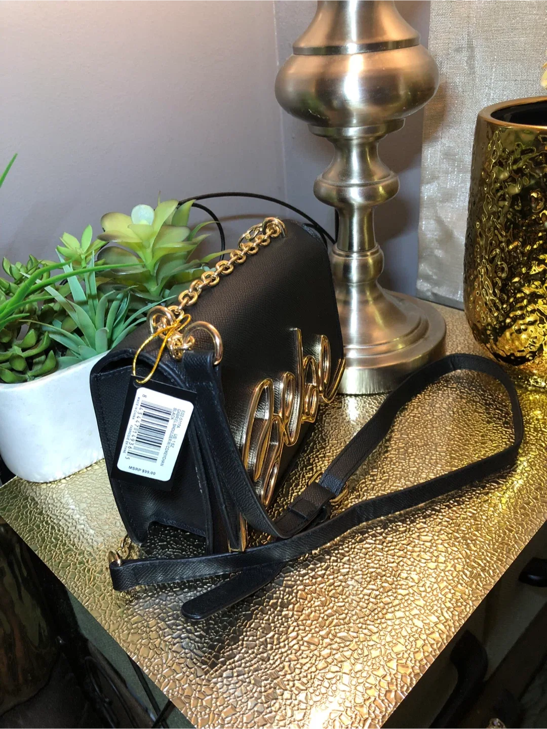 Bebe Black Crossbody Bag image indicator(4)