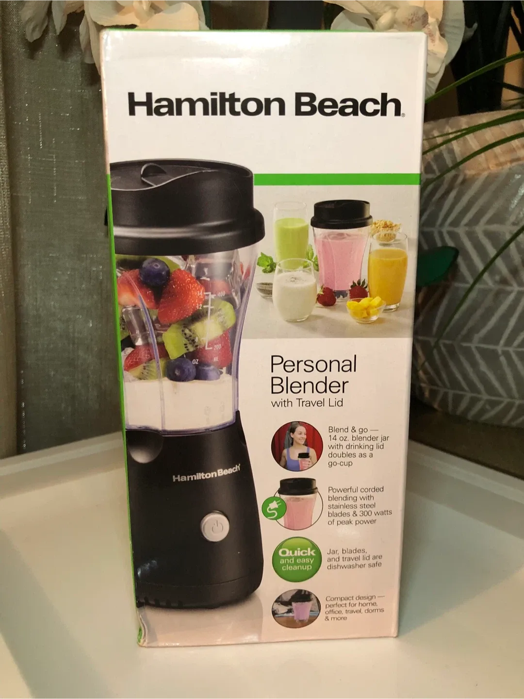 Hamilton Beach Personal Blender w/ Travel Lid image indicator(3)