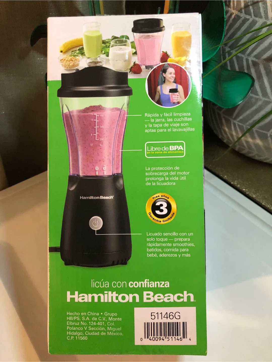 Hamilton Beach Personal Blender w/ Travel Lid image indicator(2)