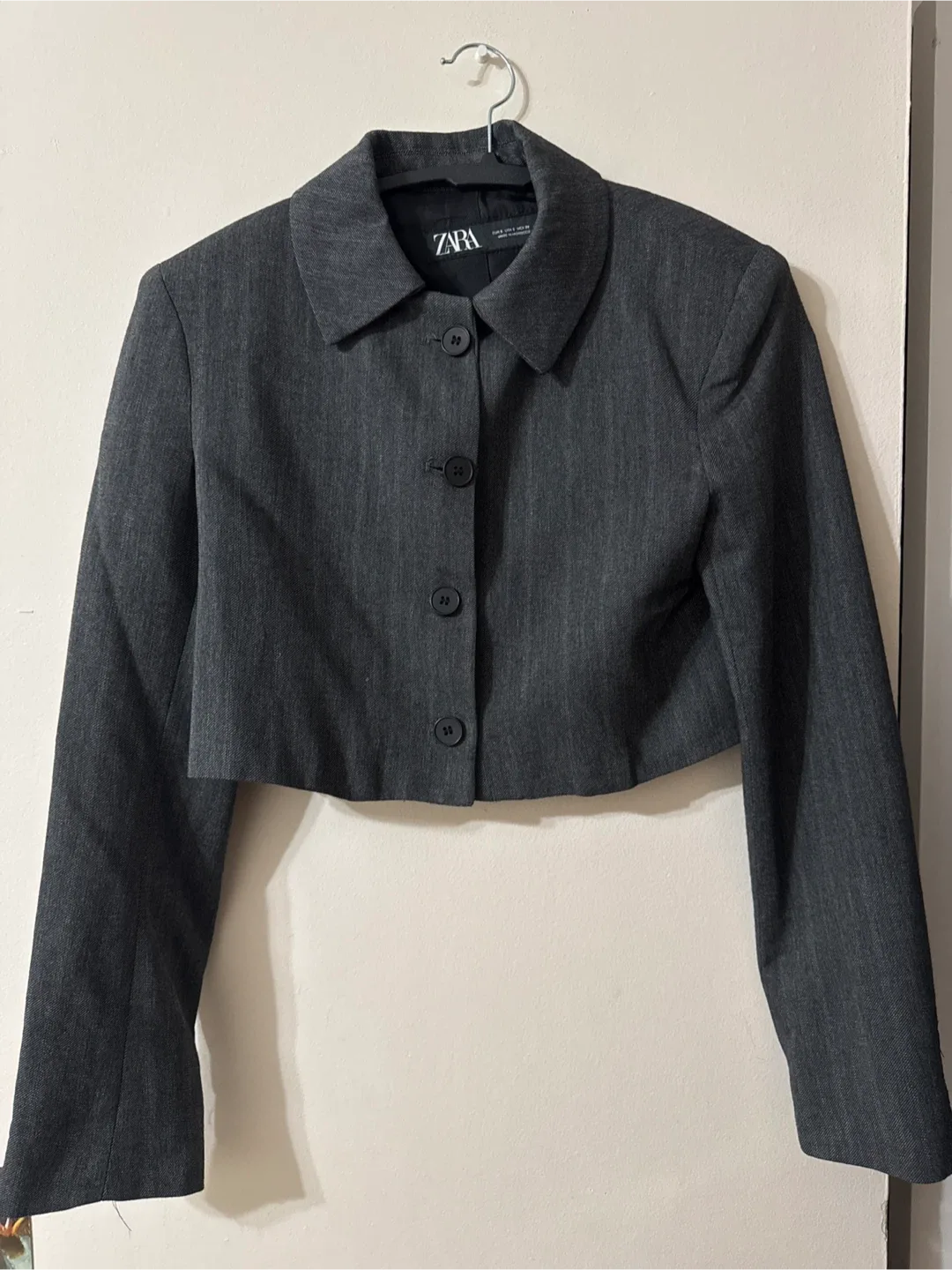 Zara Cropped Blazer - Size S