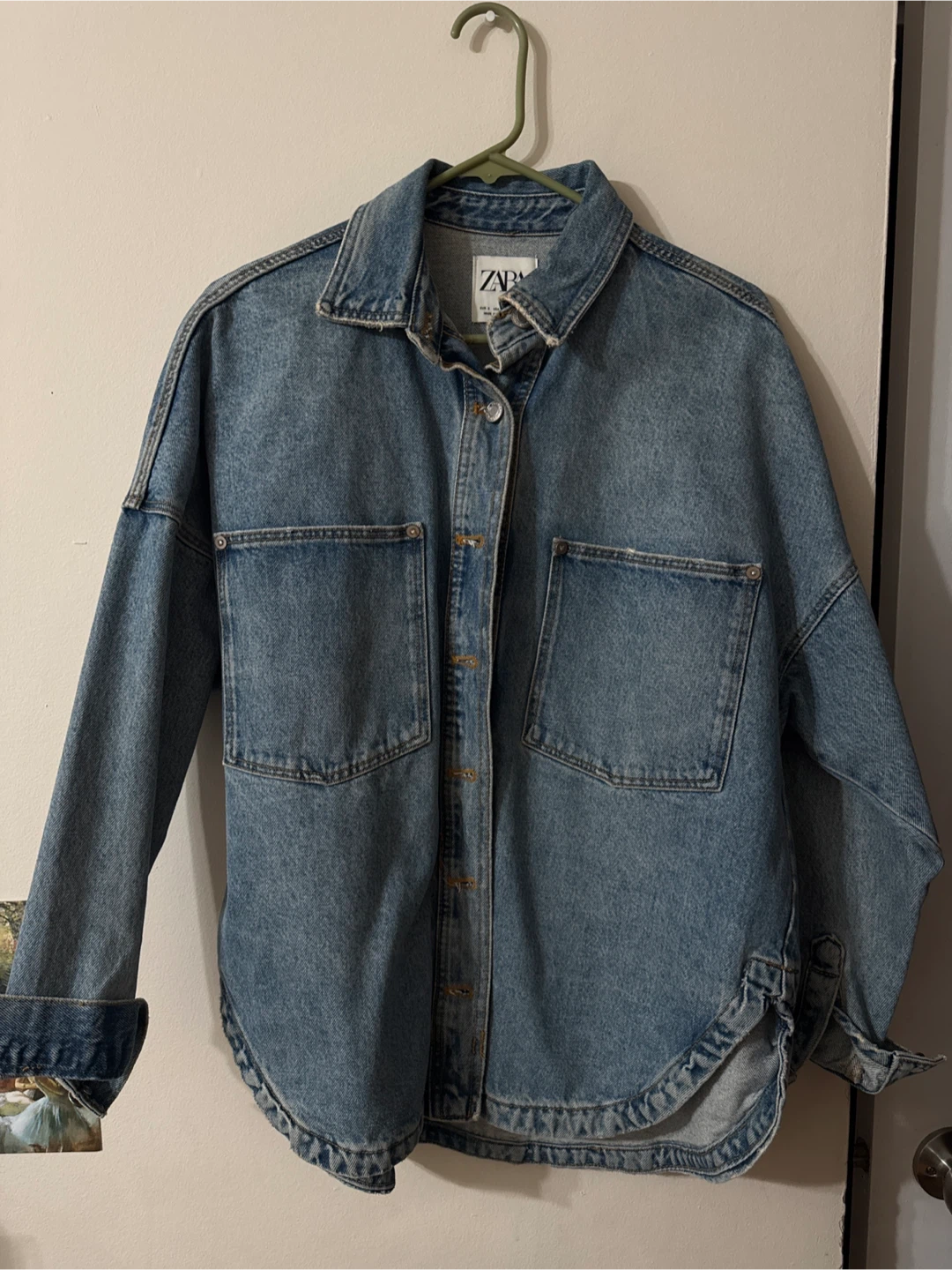 Zara Denim Overshirt - Size S
