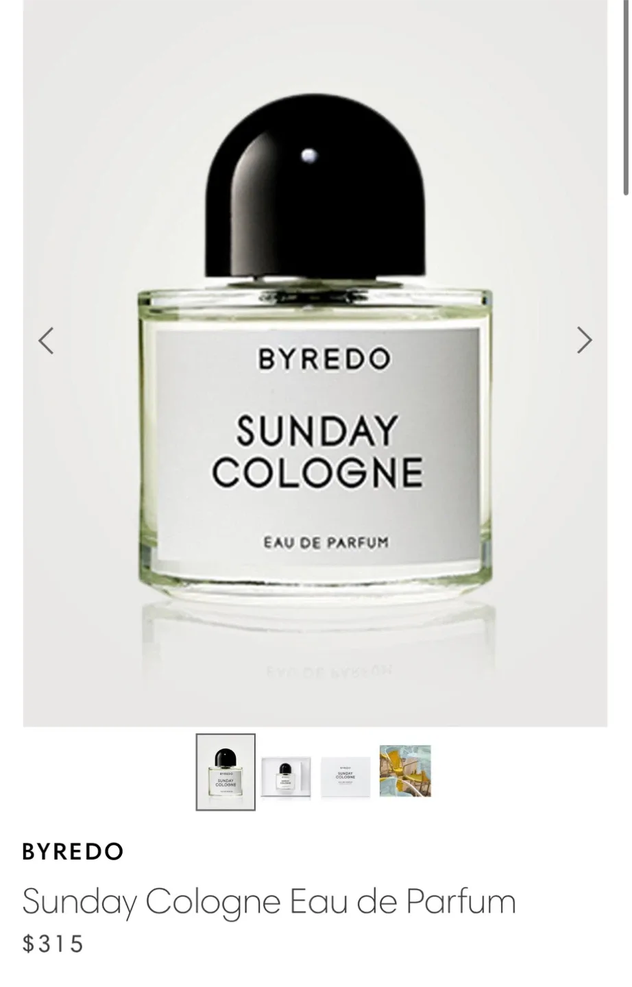 BYREDO Sunday Cologne Eau de Parfum