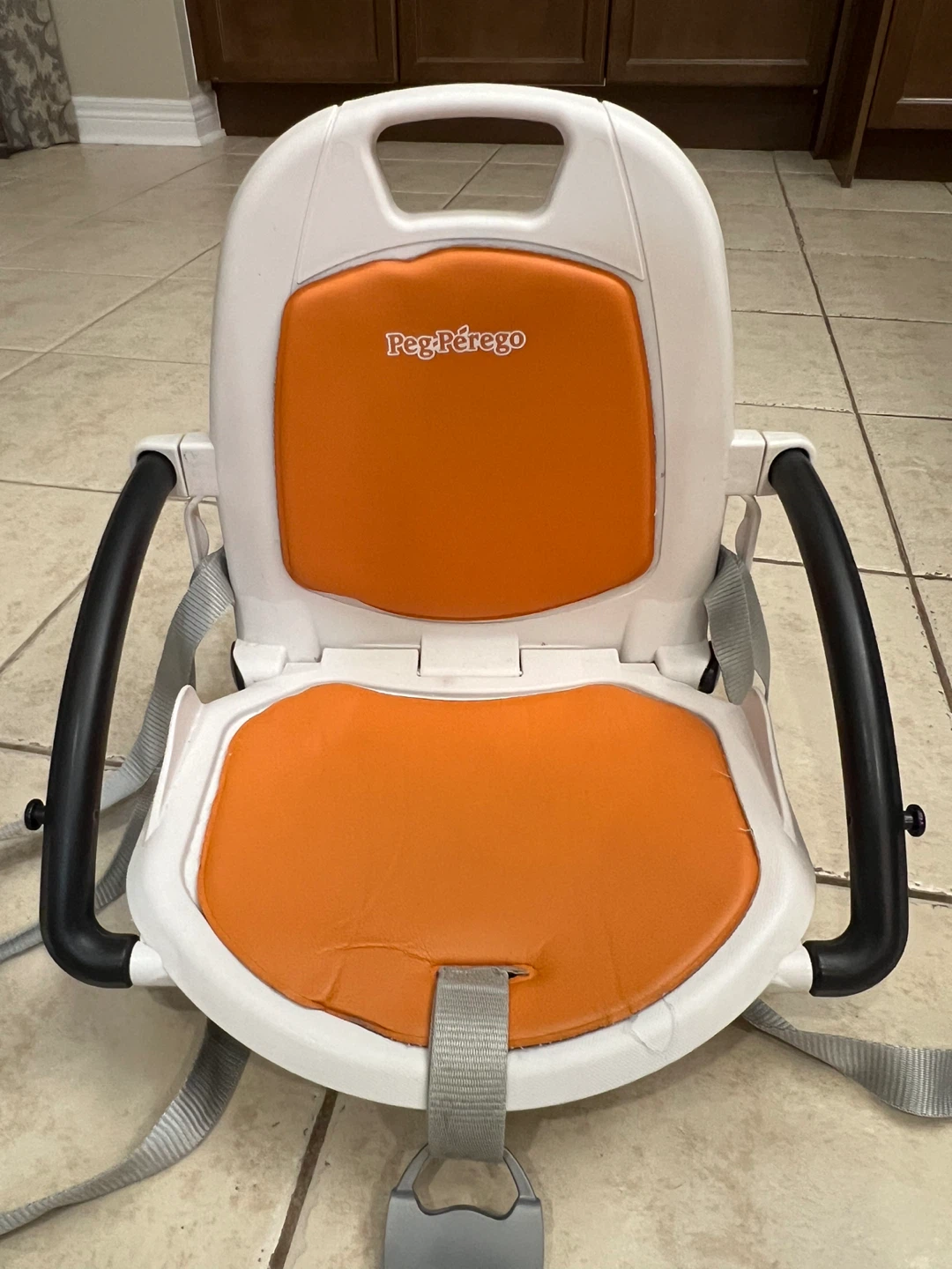 Peg Perego Orange Booster Seat