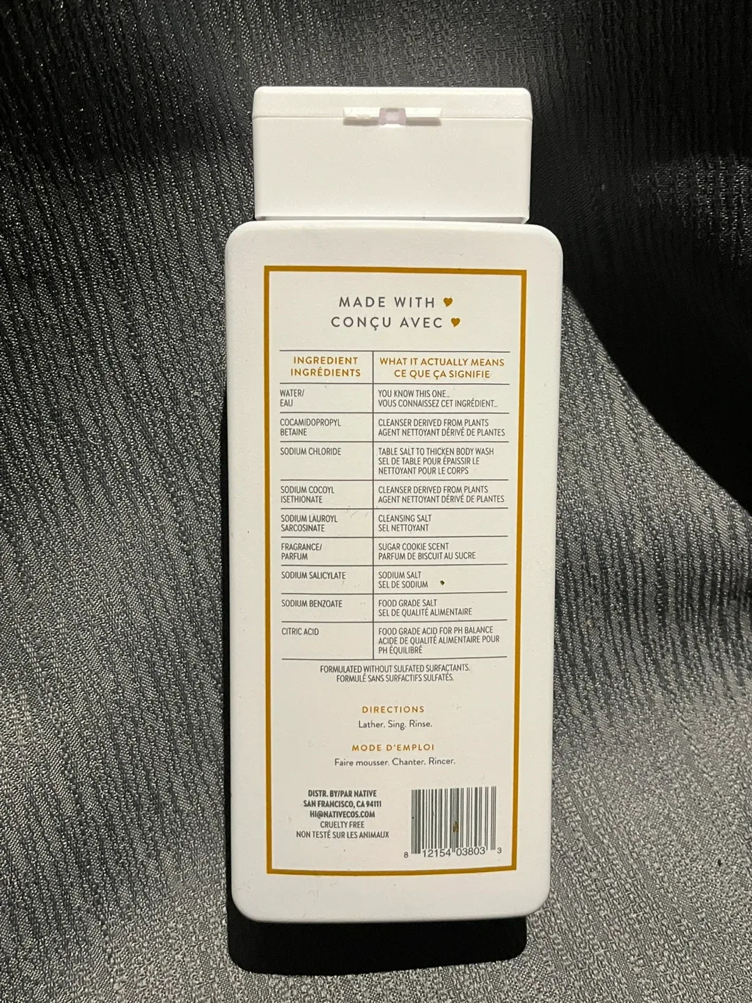 Native Sugar Cookie Body Wash - 532 ml image indicator(2)